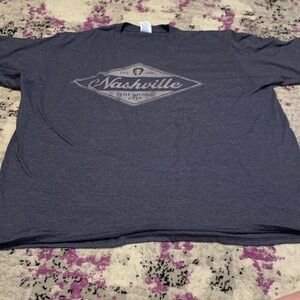 Port and Company Men's Dark Gray Nashville Tee